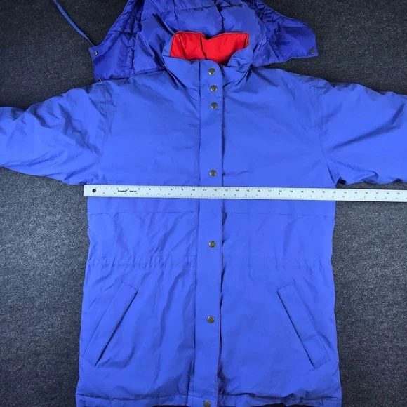 Vtg Eddie Bauer Mens Blue Ski Puffer Jacket Premium Goose Down Gore-Tex Size L